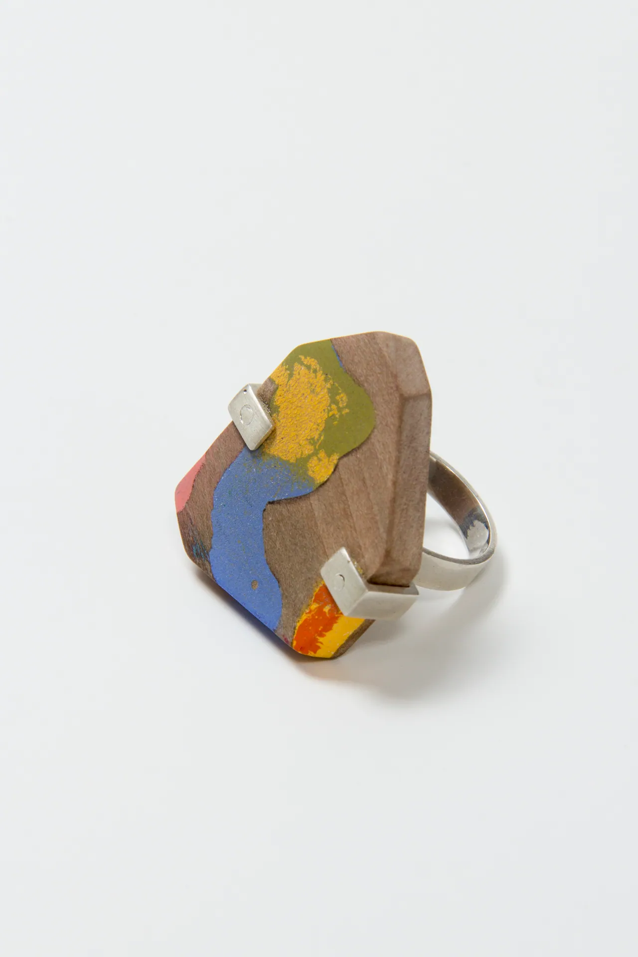 Ring I, Silver, Reused Wood