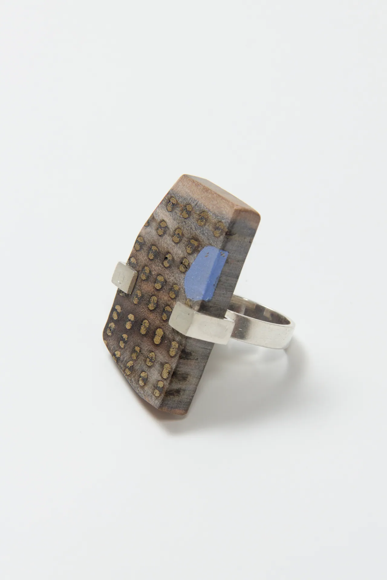 Ring II, Silver, Reused Wood