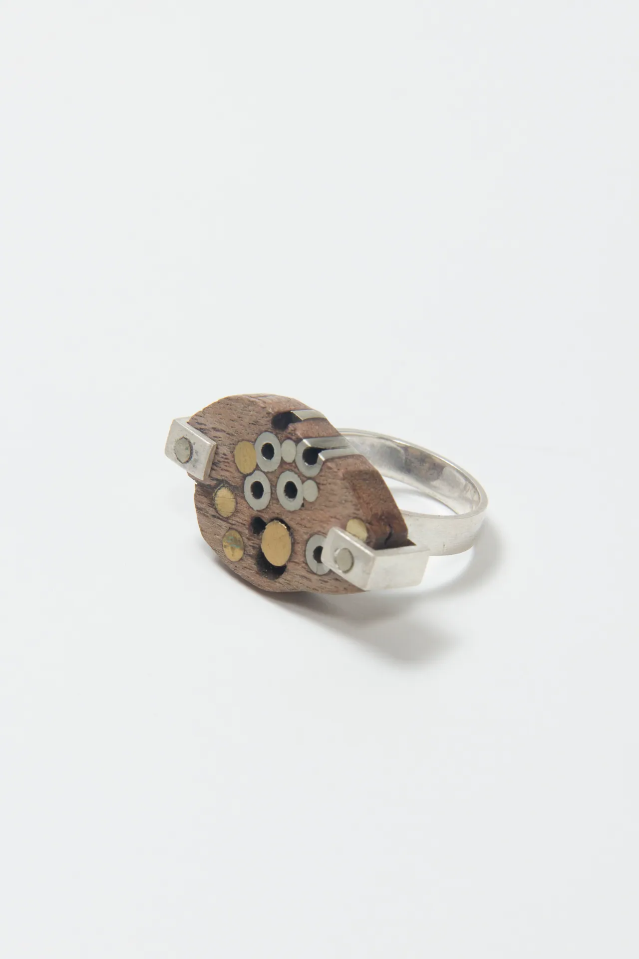 Ring III, Silver, Reused Wood