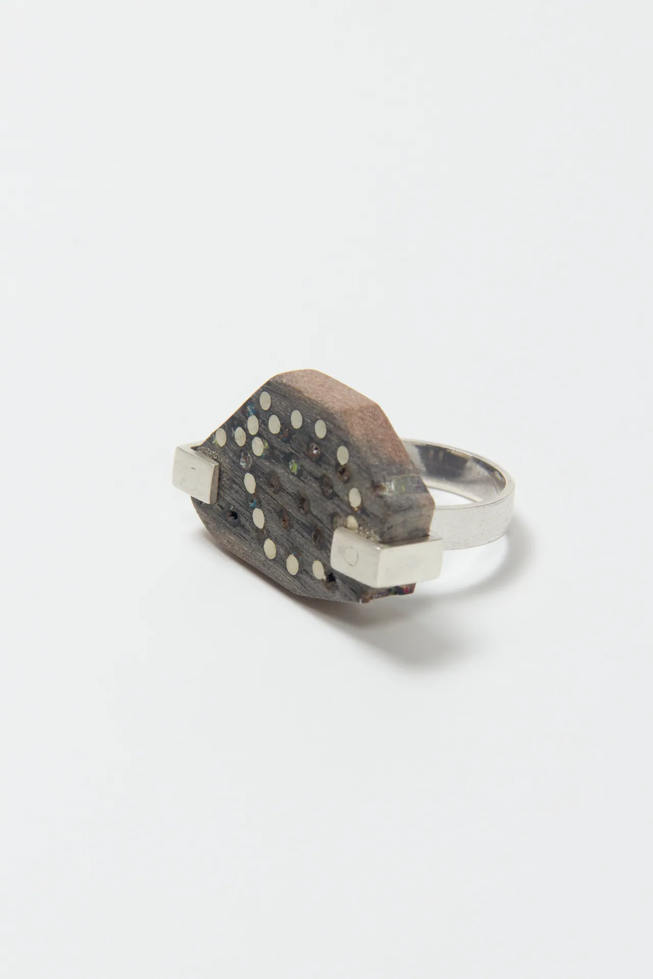 Ring IV, Silver, Reused Wood