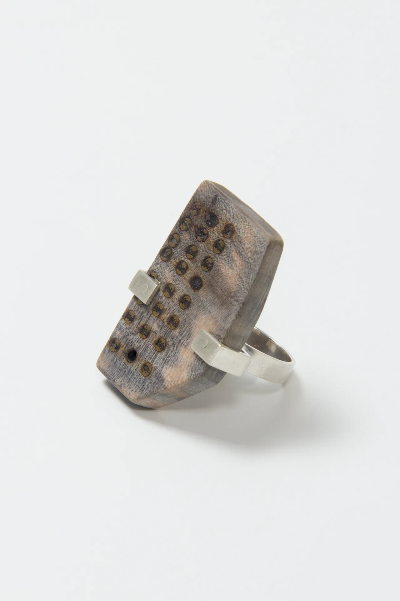 Ring VIII, Silver, Reused Wood