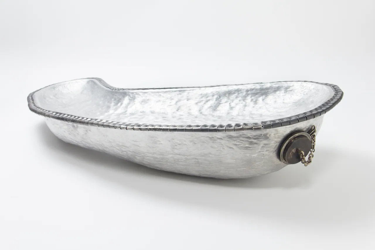 Canteen V, Aluminum, Alpacca, Rubber
