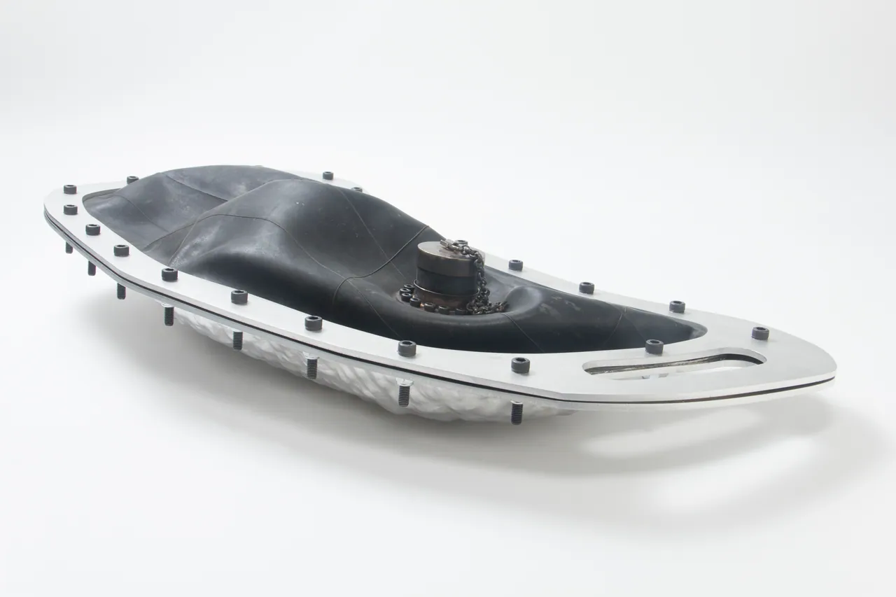 Canteen VI, Aluminum, Alpacca, Iron, Rubber
