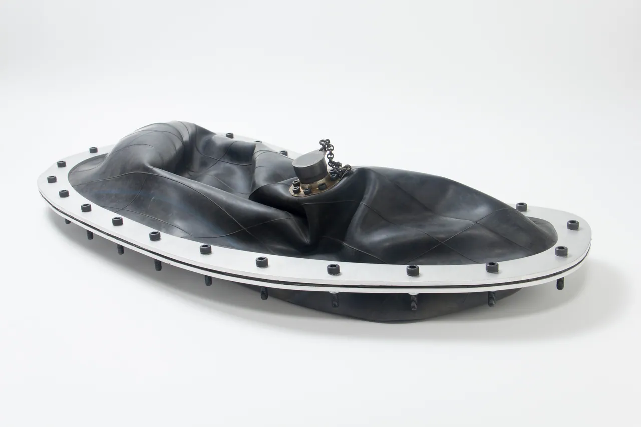 Canteen VII, Rubber, Aluminum, Alpacca, Iron